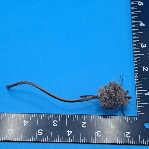 Vintage Mouse Fly Fishing Lure Streamer Handmade Bass Trout Panfish Flies Tackle - Picture 4 of 4